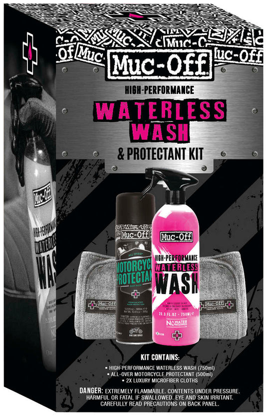 Muc-Off 20029US High Performance Waterless Wash & Protect Kit