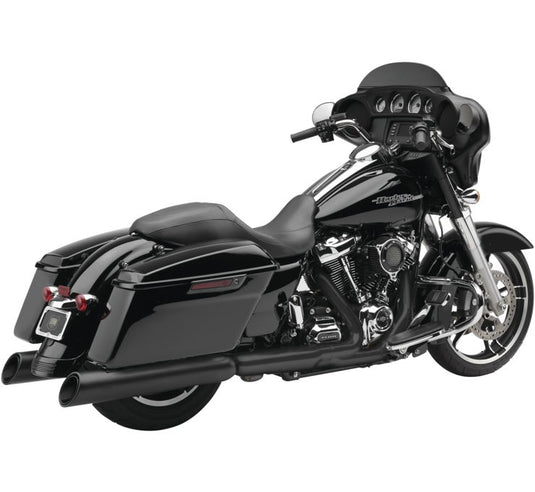 Cobra 6289RB Gen 2 Neighbor Haters Slip-On Mufflers with Upper Cut - Black with/Black Tip