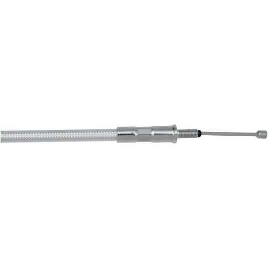 Magnum 5215HE Polished Stainless Steel High Efficiency Braided Clutch Cable - 57 1/4in.