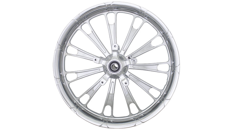 Coastal Moto FUL-213-CH-ABST Moto Forged Fuel Aluminum Front Wheel - 21in.x3.25in. - Chrome