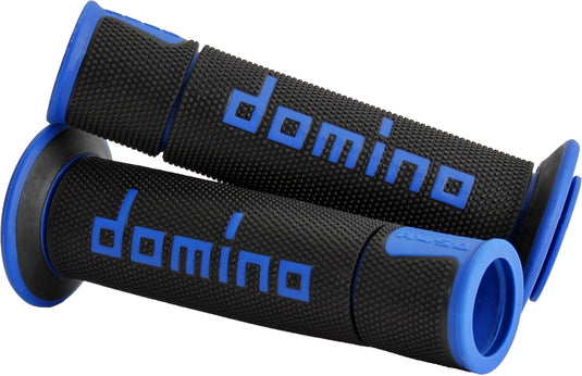 Domino A45041C4840B7-0 A450 Road Racing Grip - Black/Blue