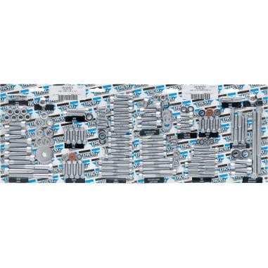 Drag Specialties DS-190766 Motor Socket-Head Bolt Set - Knurled - Chrome