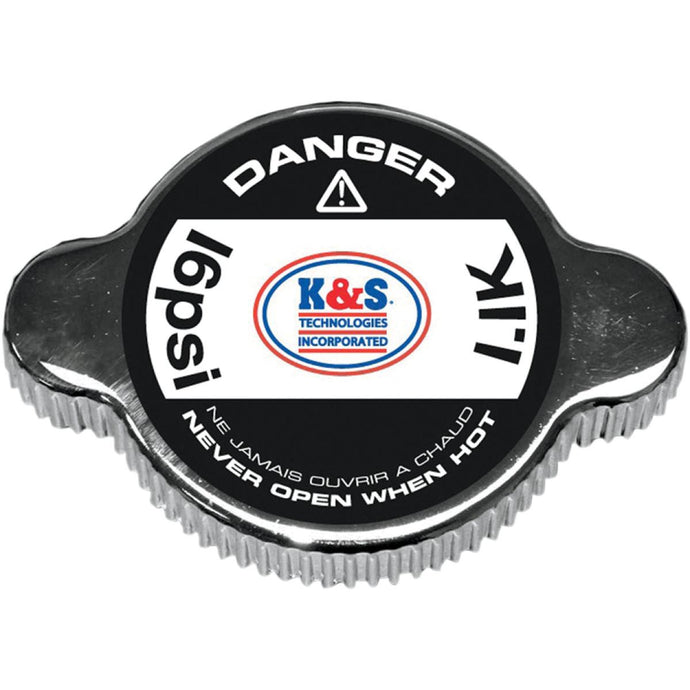 K&S Technologies 58-1011 Standard-Pressure Radiator Cap - Chrome