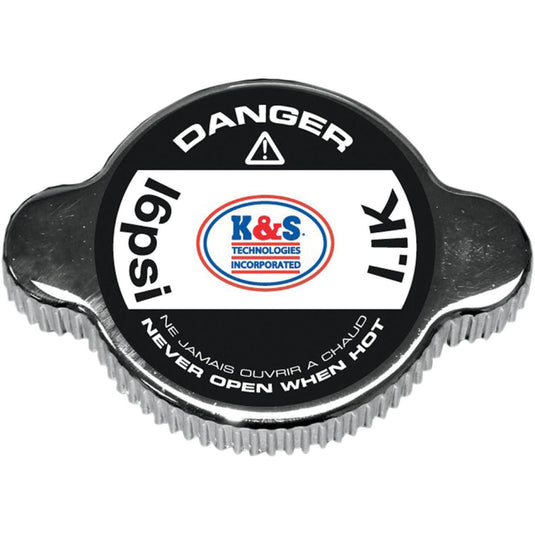 K&S Technologies 58-1011 Standard-Pressure Radiator Cap - Chrome