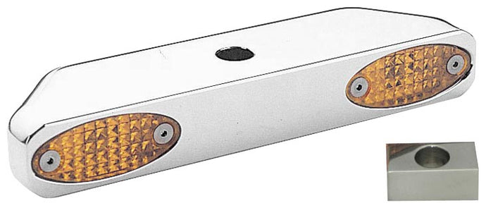 Pro-One Performance 401730 Turn Signal for Narrow Glide Trees - Smooth - Chrome