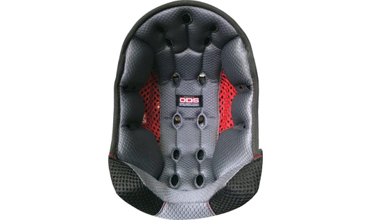 6D Liner for ATR-2 Helmet - XL - Black/Silver/Red