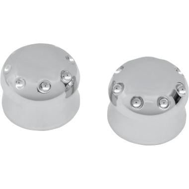 Covingtons C0010-C Axle Caps - Chrome - Front