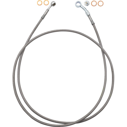 Fat Baggers, Inc. 110067 EZ Install Full Length Brake Line Kit - 67in. - Stainless