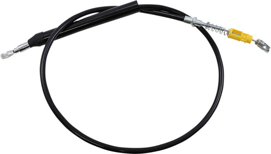 La Choppers LA-8155C16B Clutch Line - Black Vinyl with 15-17in. Ape Hangers