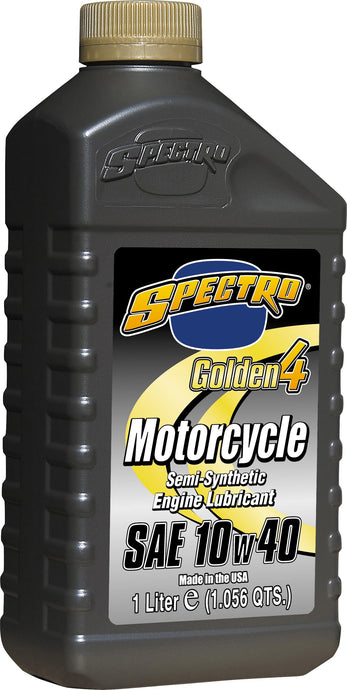 Spectro 310272 Golden Motorcycle Semi-Syn 4T - 10W40 -1lt. - 12/Case