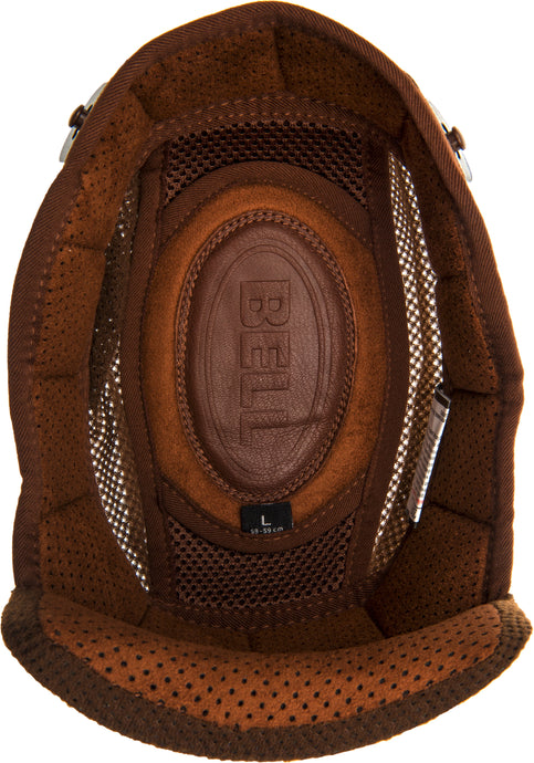 Bell Helmets Top Liner for Bullit (New Fit) Helmets - Brown - Md