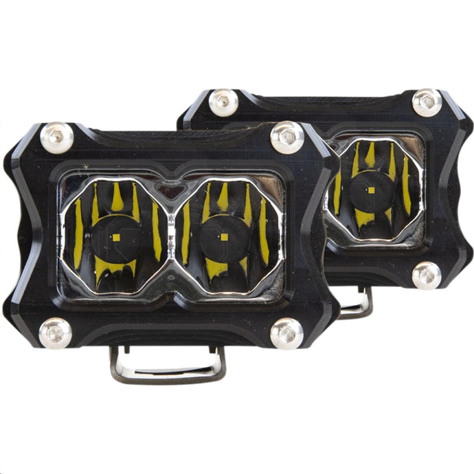 Heretic Studio 50206 6-Series Spot Light - Black - 2in.