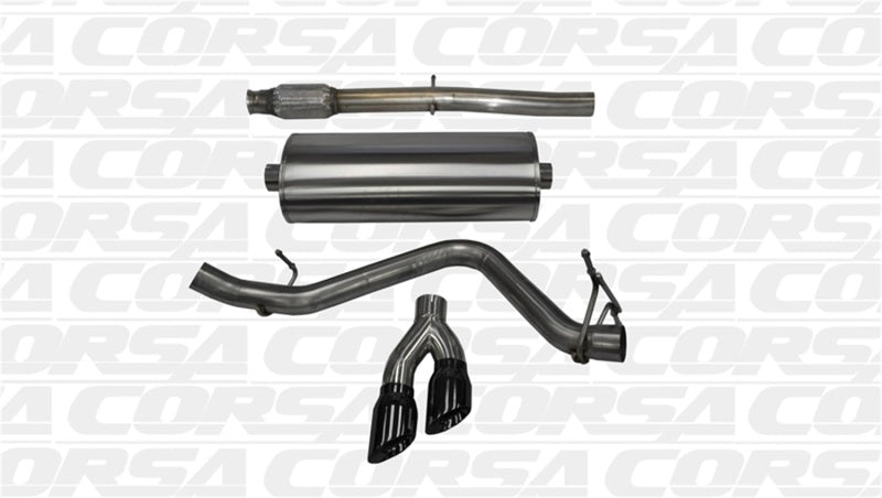 Load image into Gallery viewer, Corsa Performance 14873BLK COR Cat-Back Sport
