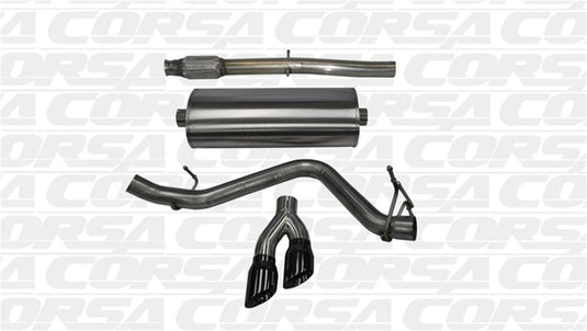 Corsa Performance 14873BLK COR Cat-Back Sport