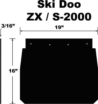 Proven Design Products SF-ZX99PB Snow Flap