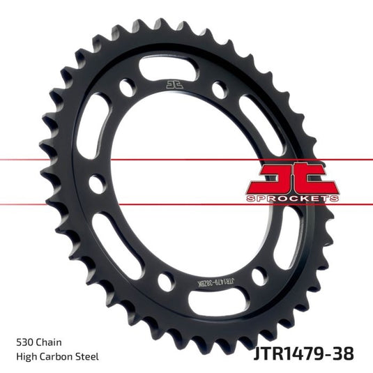 Jt Sprockets JTR1479.38zbk Steel Rear Sprocket - 38T (Black)