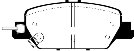 Ebc DP43085R EBC Yellowstuff Brake Pad Sets