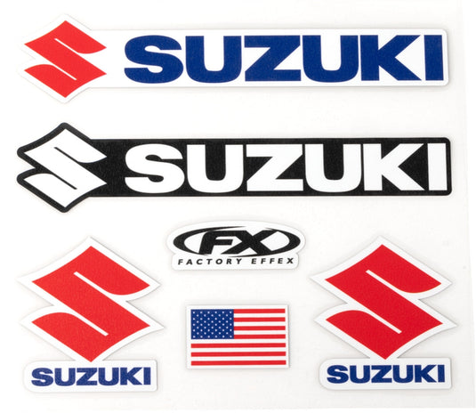Factory Effex 28-82400 Jersey Iron-On Kit - Suzuki