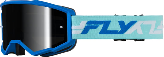 Fly Racing Zone Youth Goggles (One Size Fits Most, Blue/White)