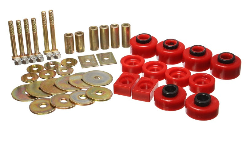 Load image into Gallery viewer, Energy Suspension 4.4114R ES Body Mounts - Red

