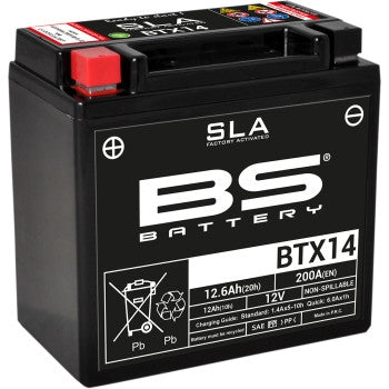 Bs Battery 300681 SLA Factory-Activated AGM Maintenance-Free Battery