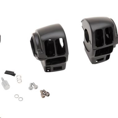 Drag Specialties 0616-0355 Switch Housing Kit - Matte Black