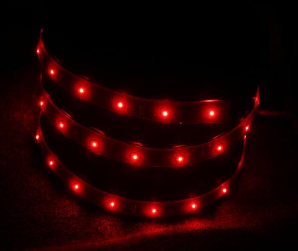 Bluhm Enterprises BL-ASLEDR4 LED Accent Light 4 Piece Strip Kit - Red