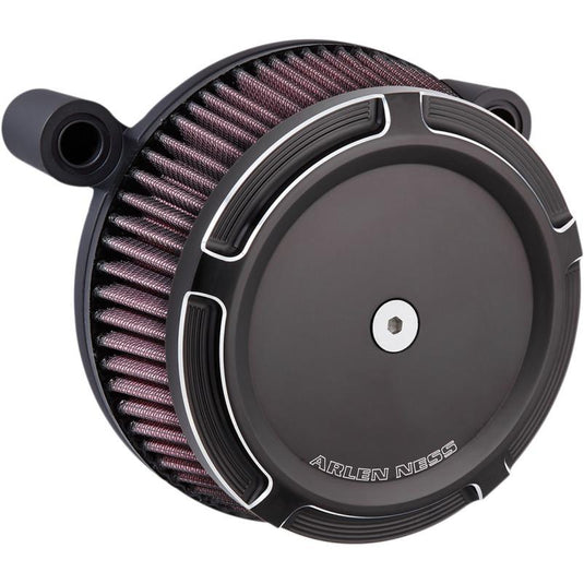 Arlen Ness 18-309 Big Sucker Stage I Air Filter Kit - Beveled - Black
