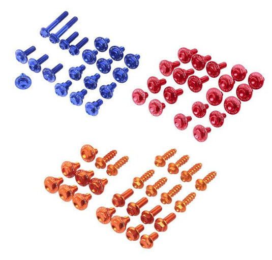 Zeta ZE88-5052 Aluminum Body Bolt Kit - Red