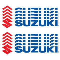 Dcor 40-40-107 Suzuki OEM Decal - 10-pk. - 6in.