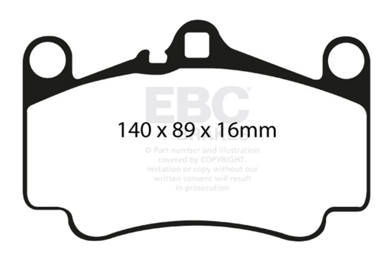 Load image into Gallery viewer, Ebc DP41515R EBC Yellowstuff Brake Pad Sets
