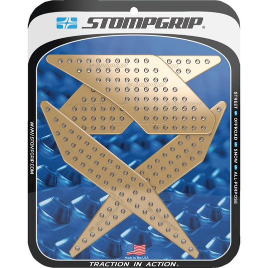 Stompgrip 55-10-0137C Volcano Profile Traction Tank Grip - Street - Clear