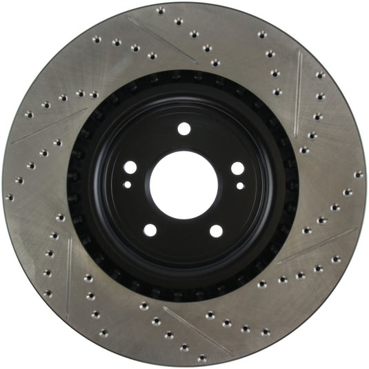 Stoptech 127.46076R ST Slot & Drill Brake Rotors