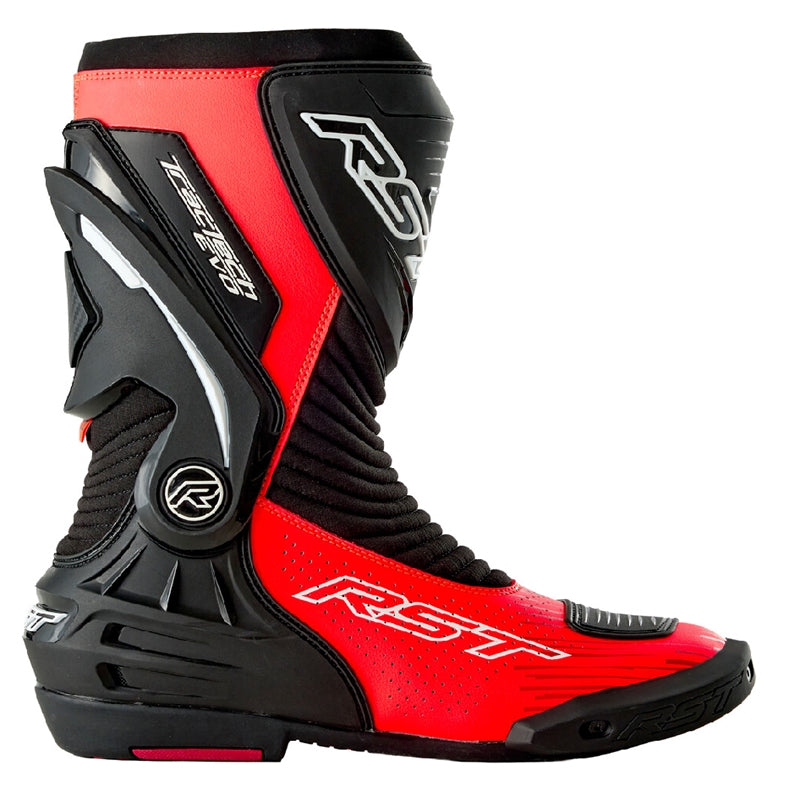 Load image into Gallery viewer, Rst Tractech EVO D3O Boots (7, Black/Fluo Red)
