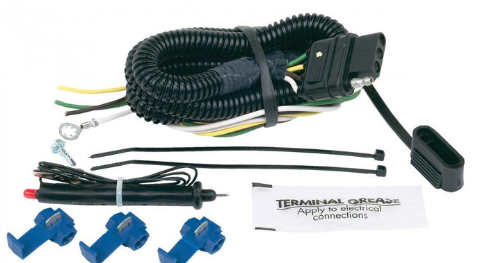 Hopkins Towing Solutions 46105 4-Wire Flat Vehicle End Universal Kit - 48in.