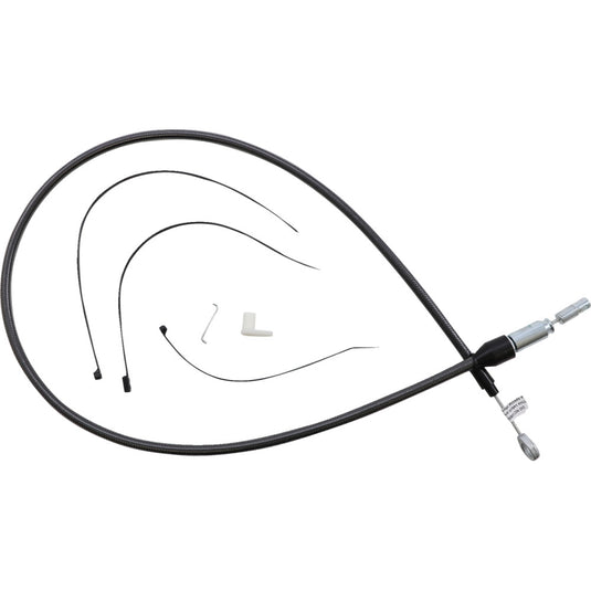 Magnum 423410HE Alternate Length Black Pearl Quick Connect Braided Upper Clutch Cable - 44in.