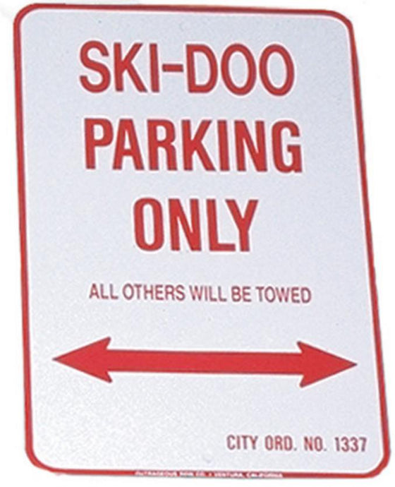 Voss 1218SDP 12x18in. Parking Only Sign - Ski Doo