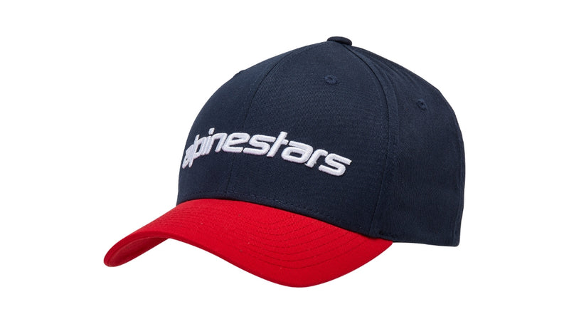Load image into Gallery viewer, Alpinestars Linear Hat (Sm-Md, Navy/Red)

