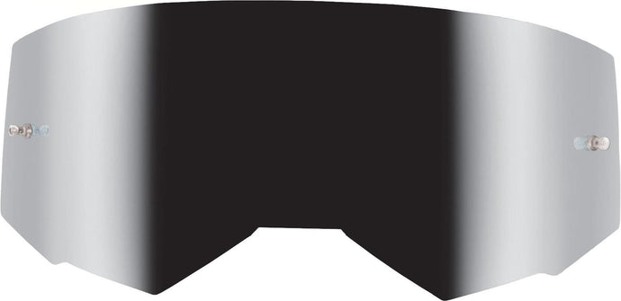 Fly Racing Single Lens Youth with Post 2019 - Silver Mirror/Smoke