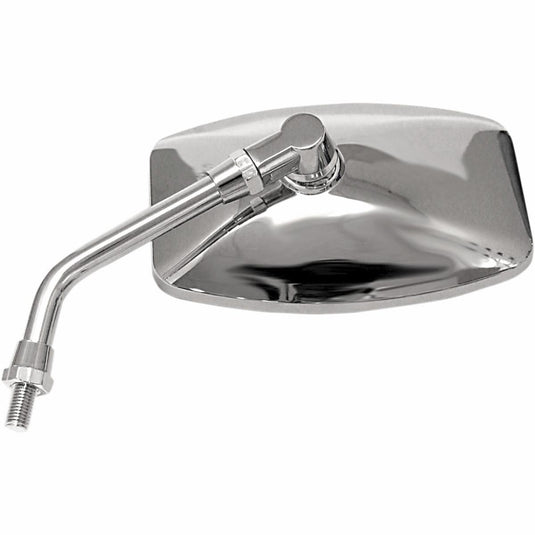 Emgo 20-42461 Big One Cruiser Mirror - 4.25in. H x 6.25in. W, 10mm Thread
