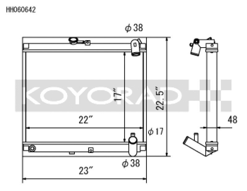 Load image into Gallery viewer, Koyo HH060642 KOY Racing Radiators
