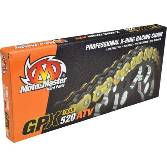 Moto-Master 652006 520 GPX MX Racing Drive Chain - 98 Links - Gold