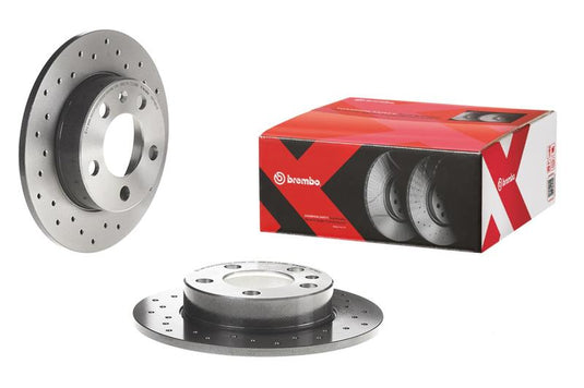 Brembo Oe 09.5509.1X BRE Drilled UV Coated Rotors