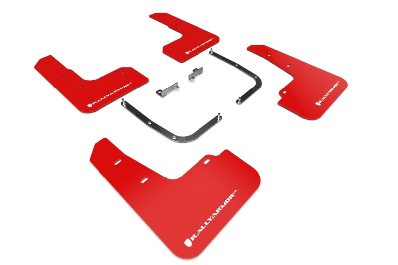 Load image into Gallery viewer, Rally Armor MF58-UR-RD/WH RAL UR Red Flap/Wht Logo

