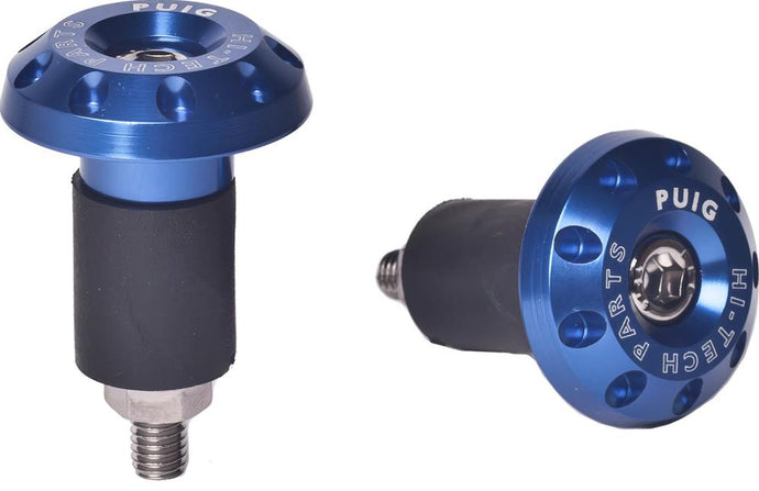 Puig 6222A Hi-Tech Bar Ends - Blue