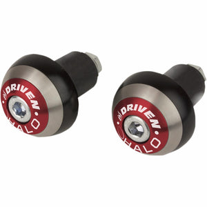 Driven Racing DHBEW-RD Halo Bar Ends - Red