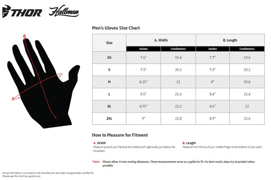Thor Sportmode Vented Gloves