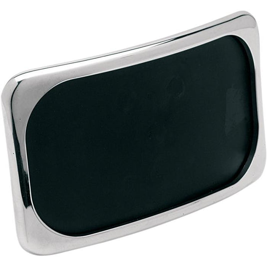 Drag Specialties 2030-0625 Three-Bolt Style Large Radius License Plate Mount - Chrome