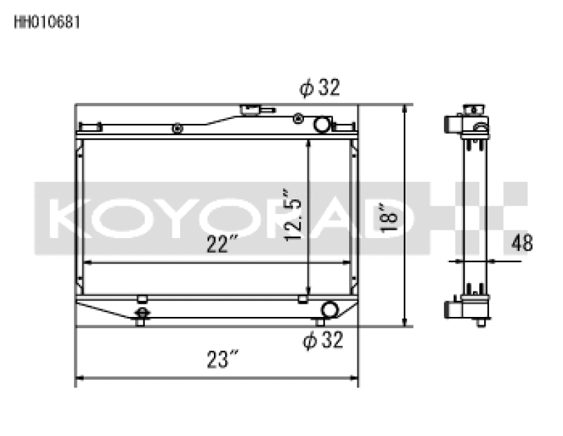 Load image into Gallery viewer, Koyo HH010681 KOY Racing Radiators
