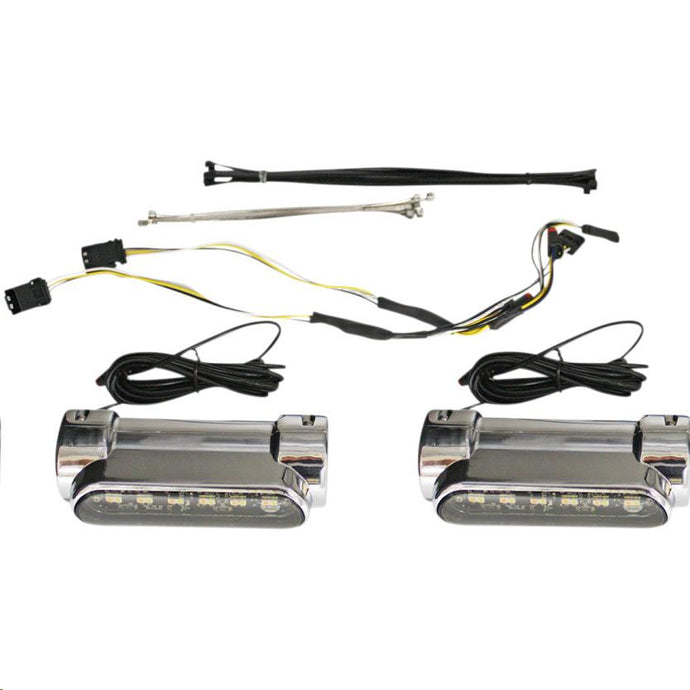 Custom Dynamics CD-CB-AW-BCM-C Engine Guard LED - Chrome